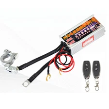 Car Battery Disconnect Cut Off Isolator Master Switch System 2 Remote Control