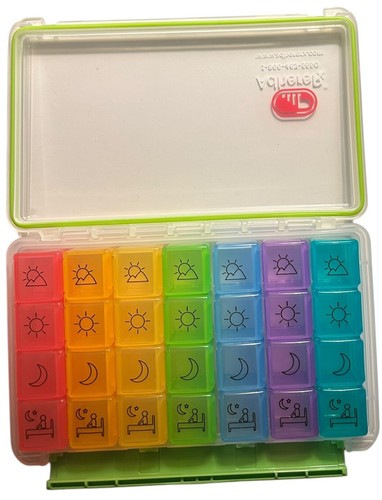 Brand New 28 Day Pill Picture Organizer, Large Moisture-Resistant 4 Week Case - 第 2/5 張圖片