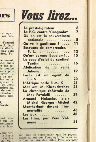 *** Aux écoutes du monde *** n° 1862 (25/03/1960) - Où va le Gaullisme... - Picture 2 of 2