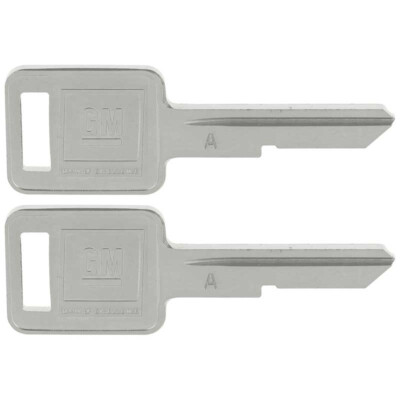 67 71 75 79 83 84 85 86 GM Chevy Olds Pontiac Late Style A Code Two Key Blanks