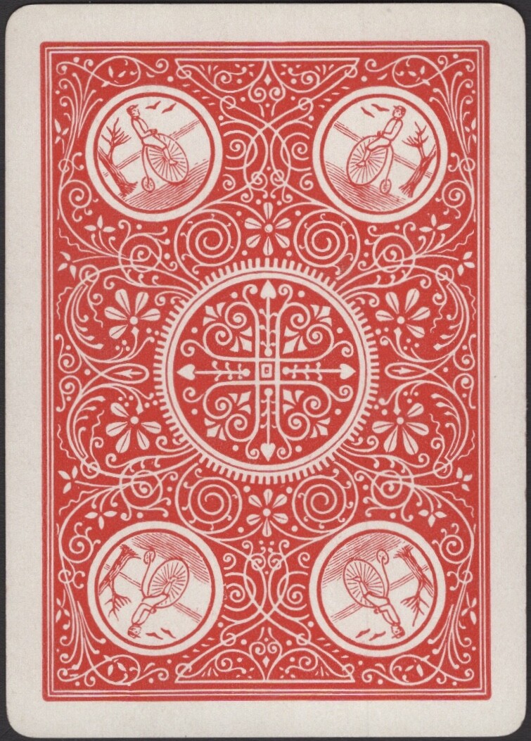 TOP YO - パトローナス (旧型) Playing Cards 1 Single Card Old Antique Wide * USPC BICYCLE