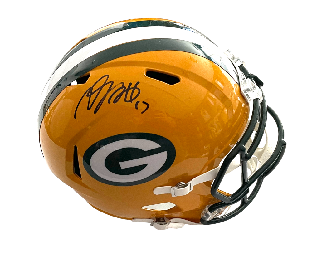 Davante Adams Autographed Signed Green Bay Packers Full Size Helmet w/ Beckett COA 