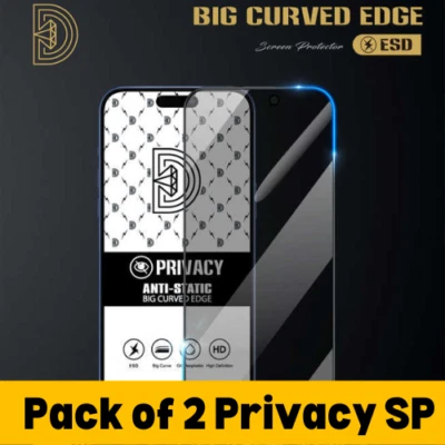 Premium Privacy Full Cover Screen Protector for iPhone 17 16 15 14 13 12 Pro Max