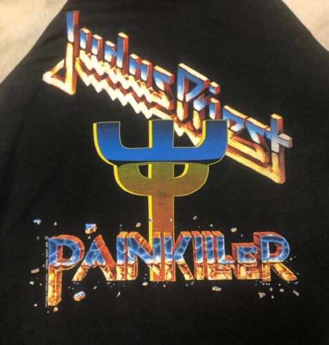 JUDAS PRIEST PAINKILLER TOUR 1990 ORIGINAL 3/4 BA… - image 1