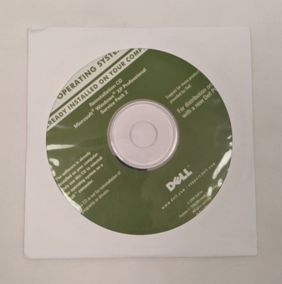 Dell Windows XP Professional SP2 32 Bit SEALED Reinstallation CD Dell P/N 0UT879
