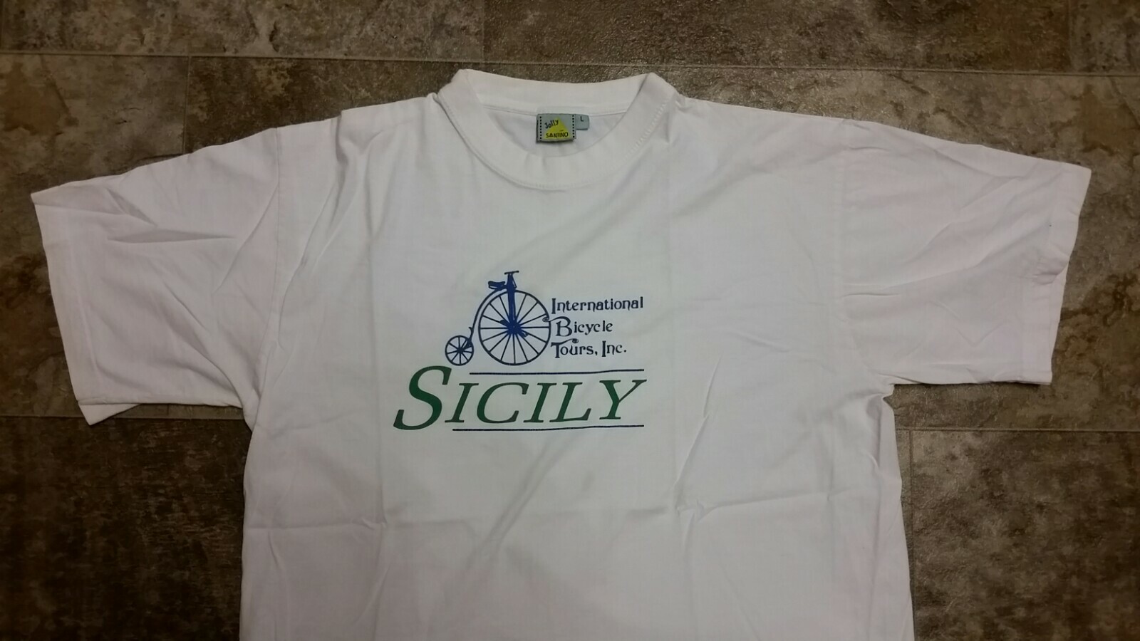Rare 90's Vintage International Bicycle Tours Sicily … Gem