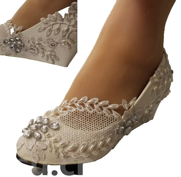 Patent Leather Platforms & Wedges Bridal Shoes