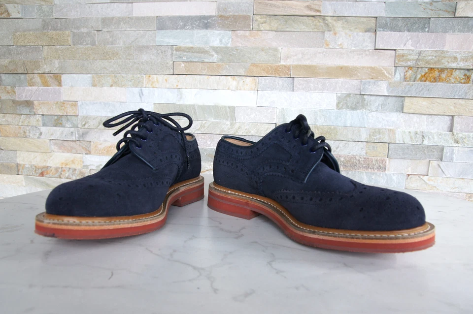 Church's EU 40 UK 6 US 7 Zapatos con Cordones ORBY Azul Nuevo Antiguo PVP 850 € Foto 4 de 4