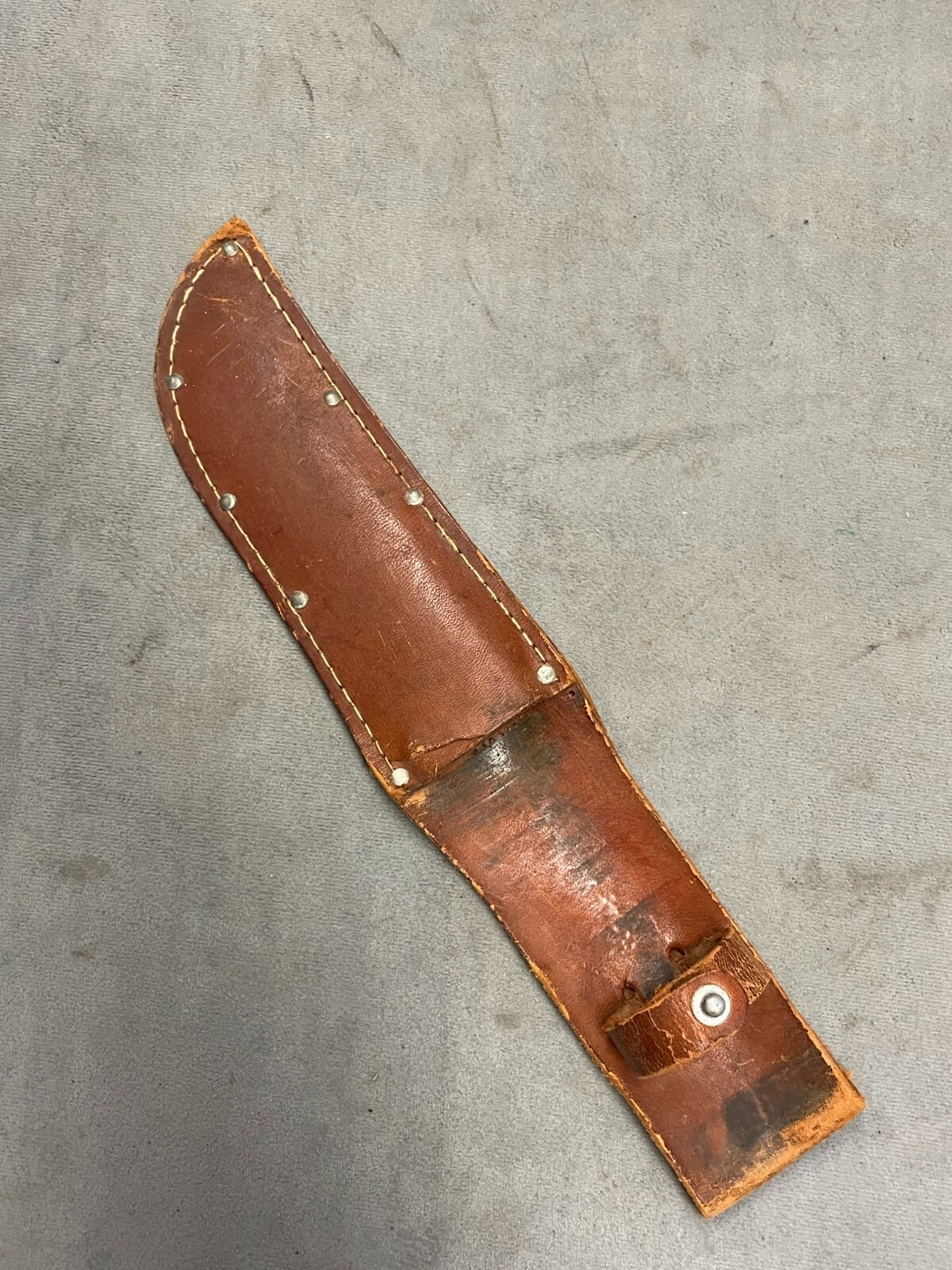 WWII USMC Case XX 3376"Q Quartermaster Fighting Knife w/ Scabbard NR 