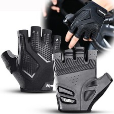 Cycling Bike Gloves MTB Bike Bicycle Gloves GEL Pad Half Finger Mittens Gloves