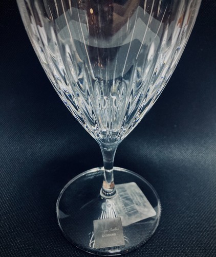 WATERFORD BY MONIQUE LHUILLIER CRYSTAL STARDUST ICED TEA GLASS GOBLET 8"H NEW - Picture 2 of 8