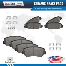 For Mazda CX-5 2016 2017 2018 - 2022  Front & Rear Ceramic Brake Pads w/Hardware