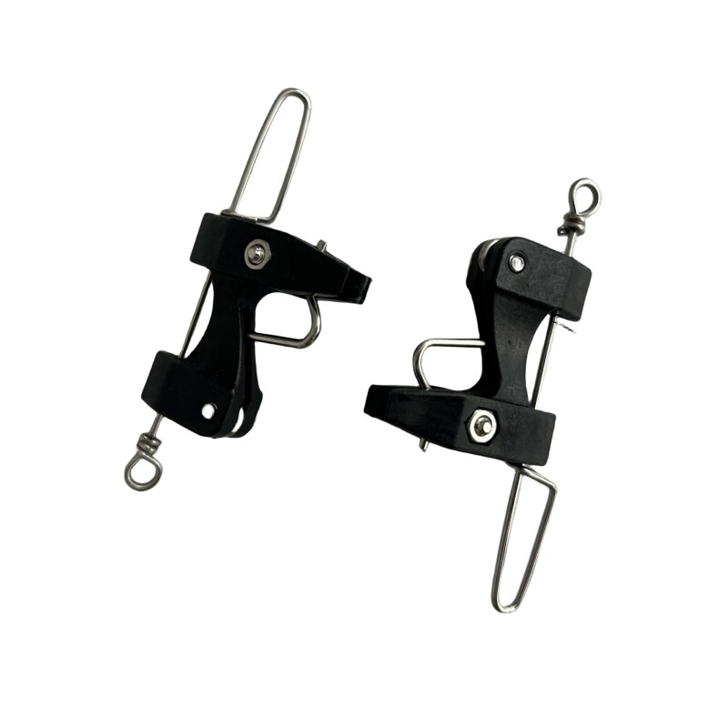Yousya Big Game Generic Black Downrigger Release Clip Kit Boat Fishing