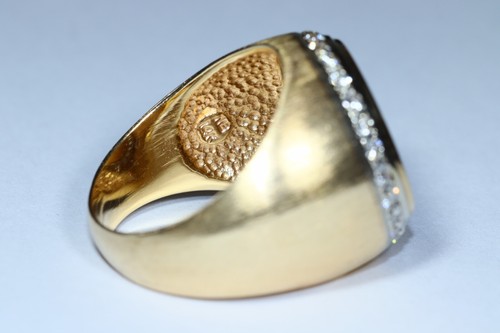 1925 Indian Head Gold Coin 14k Ring - Picture 4 of 6