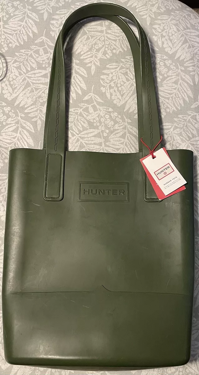 Hunter for Target Green Rubber Tote Bag Olive Tree NWT eBay