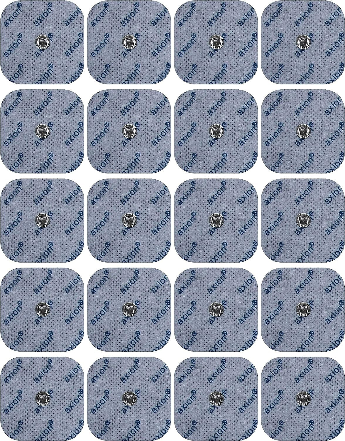 Прокладки Axion Elektroden 5x5 см TENS Sanitas Beurer kompatibel Druckknopf 20 штук