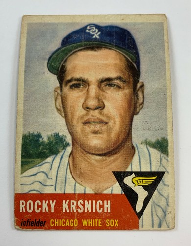 1953 Topps Baseball Single #229 Rocky Krsnich (VG) EO2 - 第 1/2 張圖片