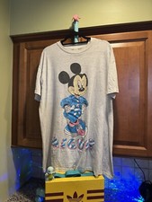 Vintage Walt Disney Mickey Mouse Radcliffe Lingerie Long Sleep Shirt USA