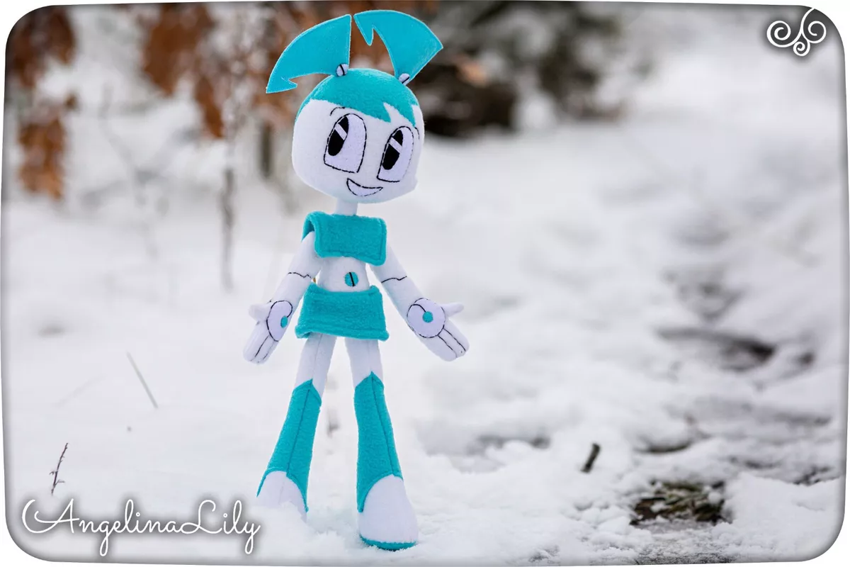 Jenny Wakeman My Life as a Teenage Robot inspired, XJ-9 handmade doll, 15.7  in