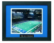 PONTIAC SILVERDOME STADIUM  8X10 PHOTO FRAMED TO 11X14