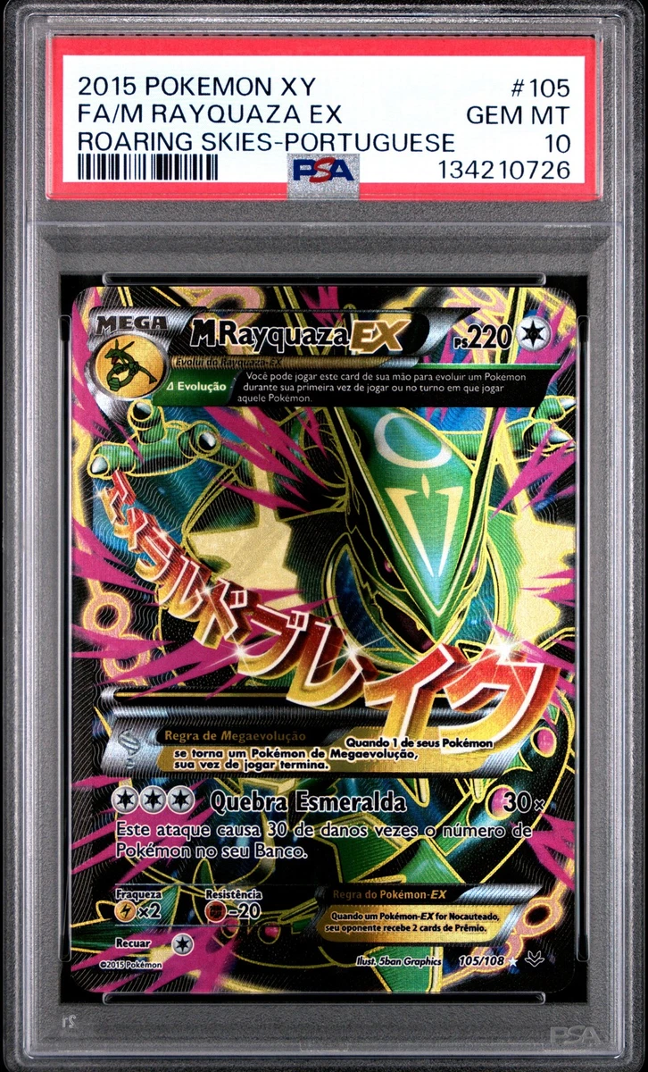 Rayquaza Pokémon TCG Grade 10 XY Individual Collectible Card Game