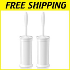 Modern Toilet Brush 2 Pack with Long Handle