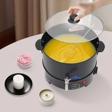 Electric Wax Melting Pot w/ Adjustable Temperature Wax Melter for Candle Making