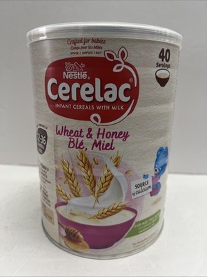 Nestle Cerelac Instant Cereals with Milk Wheat & Honey 1kg Pack of 1 New Sealed