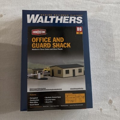 Walthers Cornerstone Office and Guard Shack / SEALED
