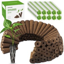 120 Seed Pod Kit for Hydroponics 120 Grow Sponges & Labels for Indoor Systems 0.28 per gallon