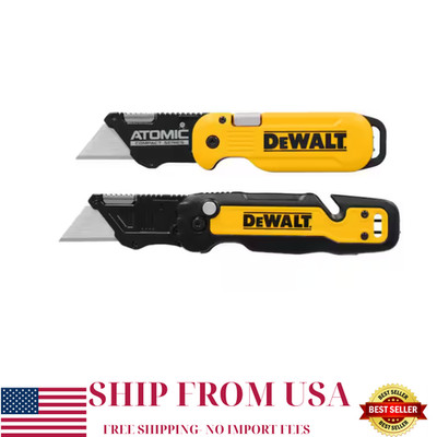 Atomic and Push and Flip Folding Utility Knives (2-Pack)