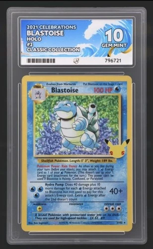 Pokémon TCG Blastoise /Venusaur Celebrations Ace 10 Sequentials *Perfect Subs*
