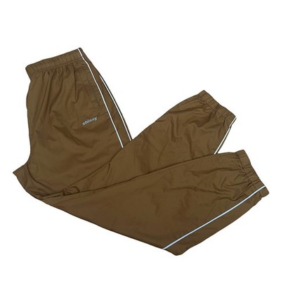Stussy 3M Piping Track Pants Windbreaker Gold Lightweight Men s Size L