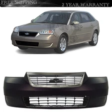 Front Bumper Cover & Grille Assembly Chrome Kit For 2006-2008 Chevrolet Malibu