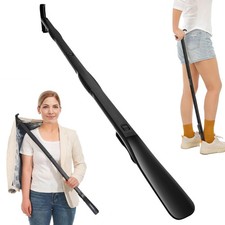 36 Inch Adjustable Long Handled Shoe Horn Dressing Stick Aid for Seniors, Di...