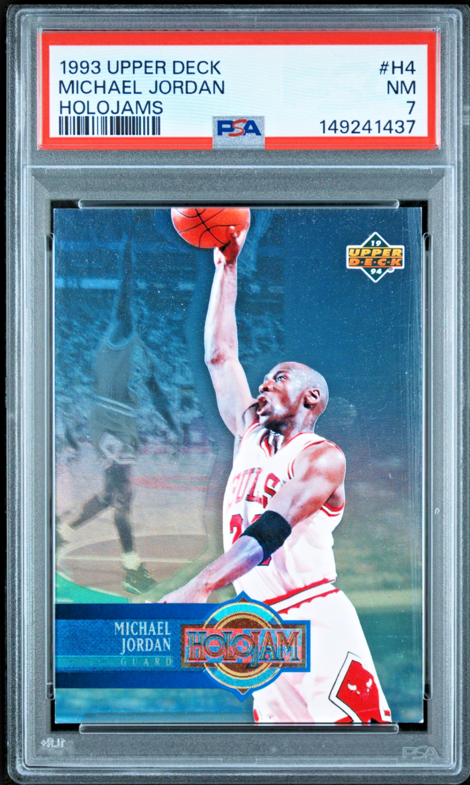 1993 Upper Deck Holojams Michael Jordan #H4 PSA 7