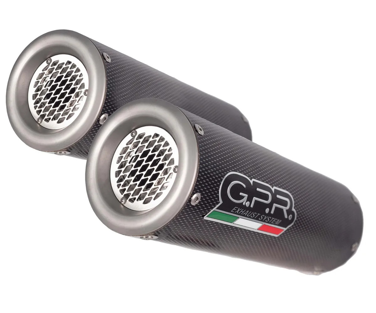 Brushed Inox GPR 2 Exhaust Mufflers M3 Poppy Appr Suzuki Hayabusa 1300 2007 2016
