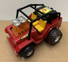 Vintage U.S. Toys Wheelie Jeep Cibie Seiko Toy Battery Operated Hong Kong Works