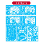 Christmas Window Stickers Set – Santa, Reindeer & Snowflake Glass Clings Xmas De