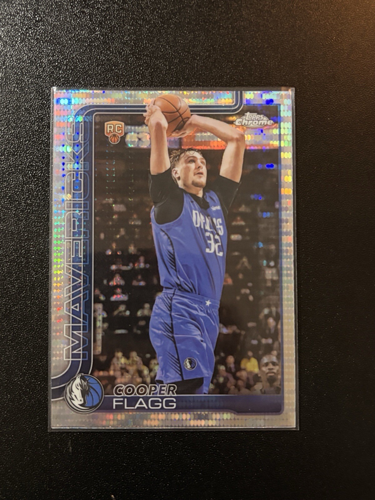 2025-26 Topps Chrome Cooper Flagg RC Pulsar Refractor #251 Mavericks Rookie