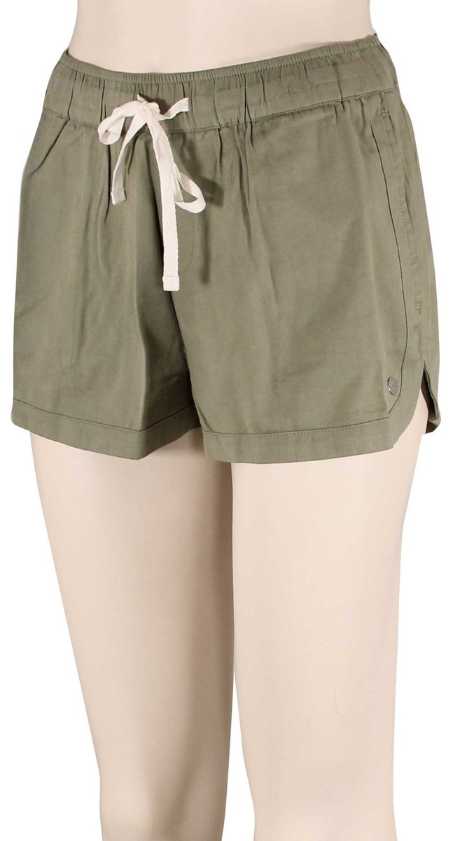 Roxy New Impossible Love Shorts - Olive - New | eBay