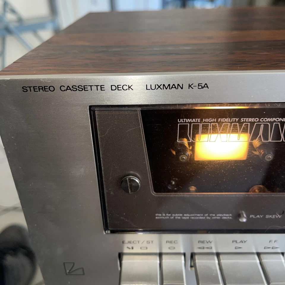 Cassette estéreo vintage LUXMAN K-5A   Foto 2 de 4