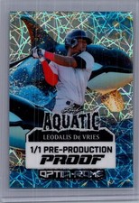 Leo De Vries 2025 Leaf Optichrome Baseball 1/1 Pre Production Proof