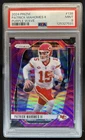 2024 Panini Prizm Patrick Mahomes II Purple Wave #/99 Chiefs PSA 9
