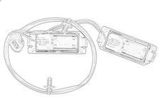 Kennzeichenleuchte OE HYUNDAI 925012L000 HYUNDAI i30 (FD) 2 2007-2011