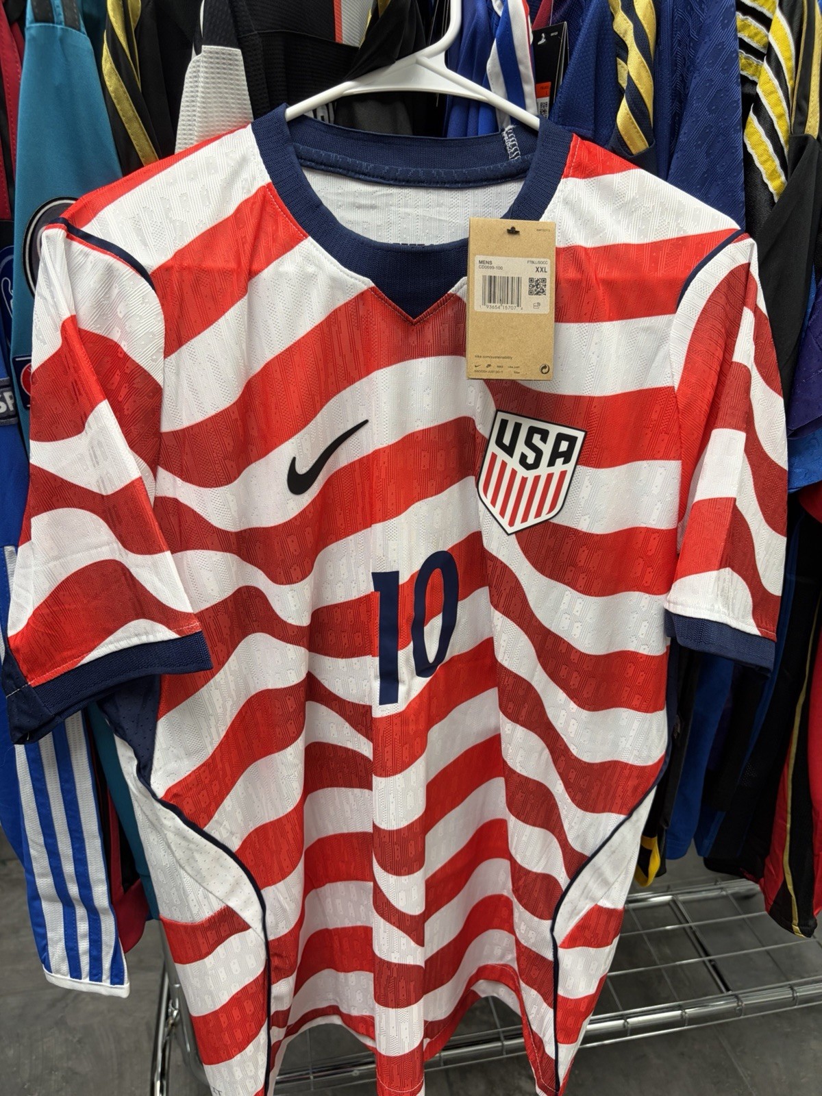 World Cup 2026 USMNT #10 Officially Licensed Soccer Jersey 