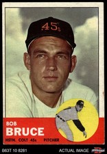 1963 Topps #24 Bob Bruce Colt 45s 5 - EX