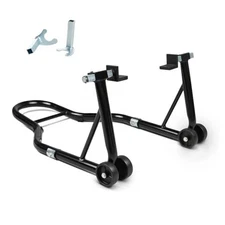  Motorcycle Stand 850LB Sport Bike Rear Wheel Lift Swingarm Paddock U+L black
