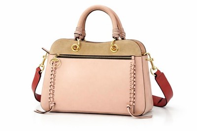 See by Chloé Tilda Tote Bag Leder Wildleder Tasche Handtasche Shopper Chloe Rosa