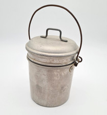 Ancien Pot à lunch Vintage en Aluminium 3 pièces - E27